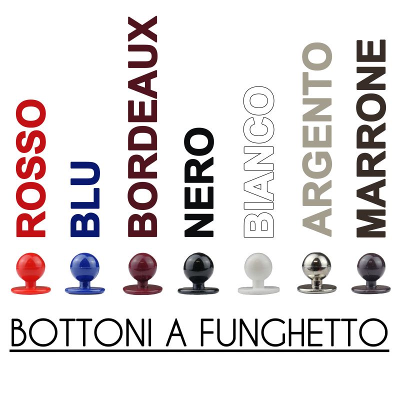 Bottoni per giacca da Cuoco Set 10 pezzi Lyra