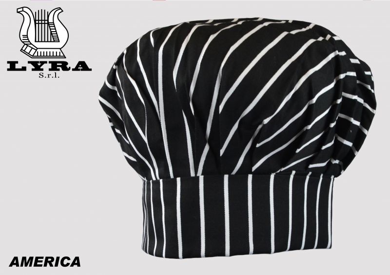 Cappello cuoco velcro Fantasia Lyra