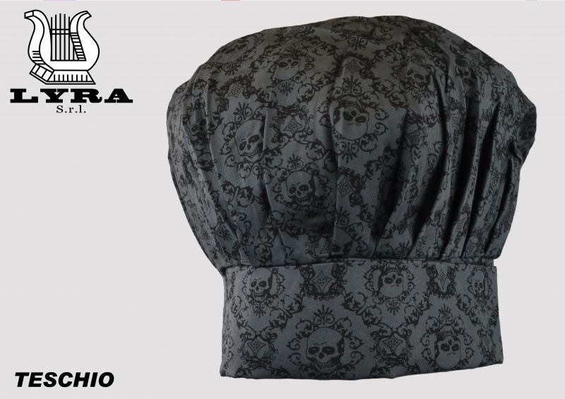 Cappello cuoco velcro Fantasia Lyra