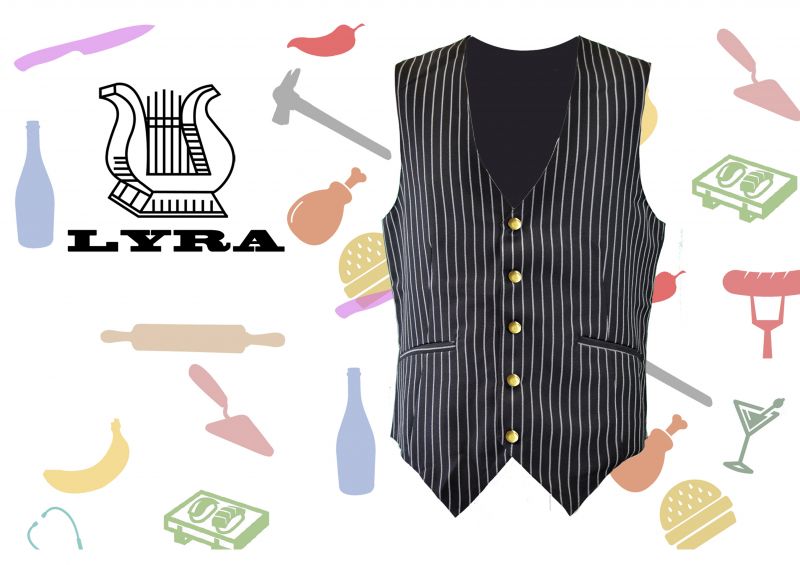 Gilet unisex da sala Lyra