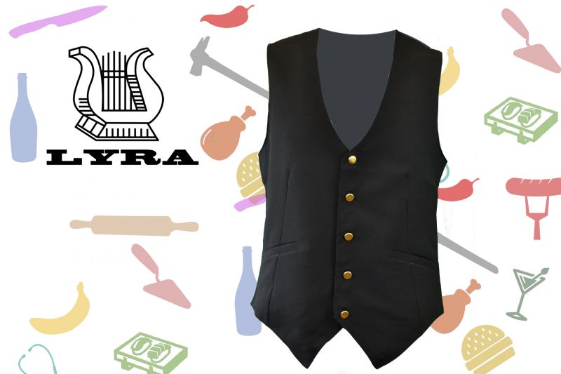 Gilet unisex da sala Lyra