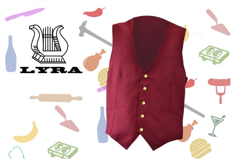 Gilet unisex da sala Lyra