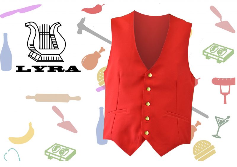 Gilet unisex da sala Lyra