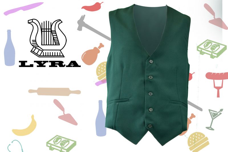 Gilet unisex da sala Lyra