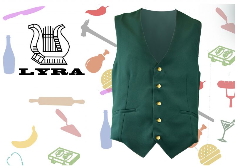 Gilet unisex da sala Lyra